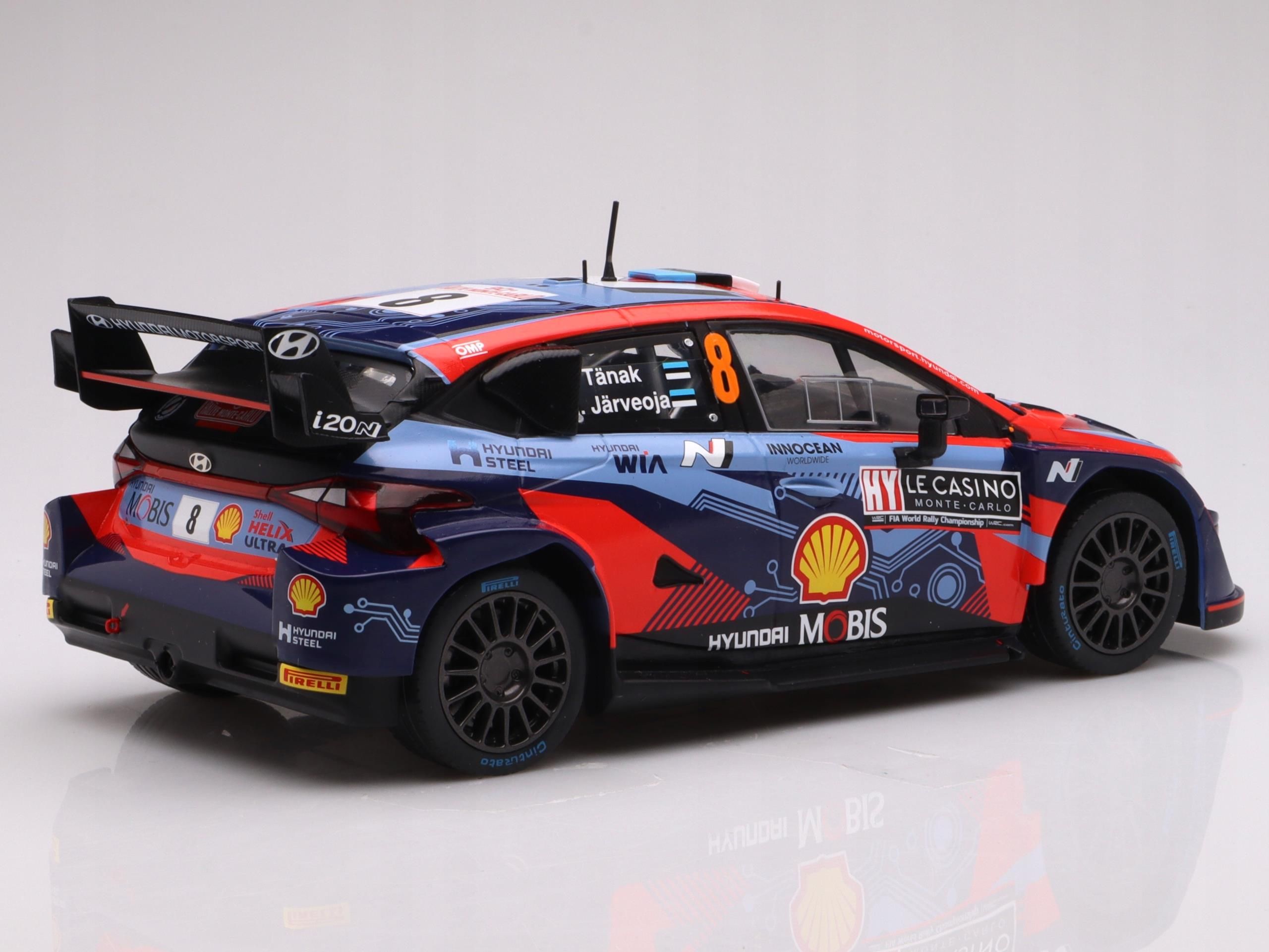 Model Samochodu Hyundai I20 Coupe Wrc 8 O.Tanak Rally Monte