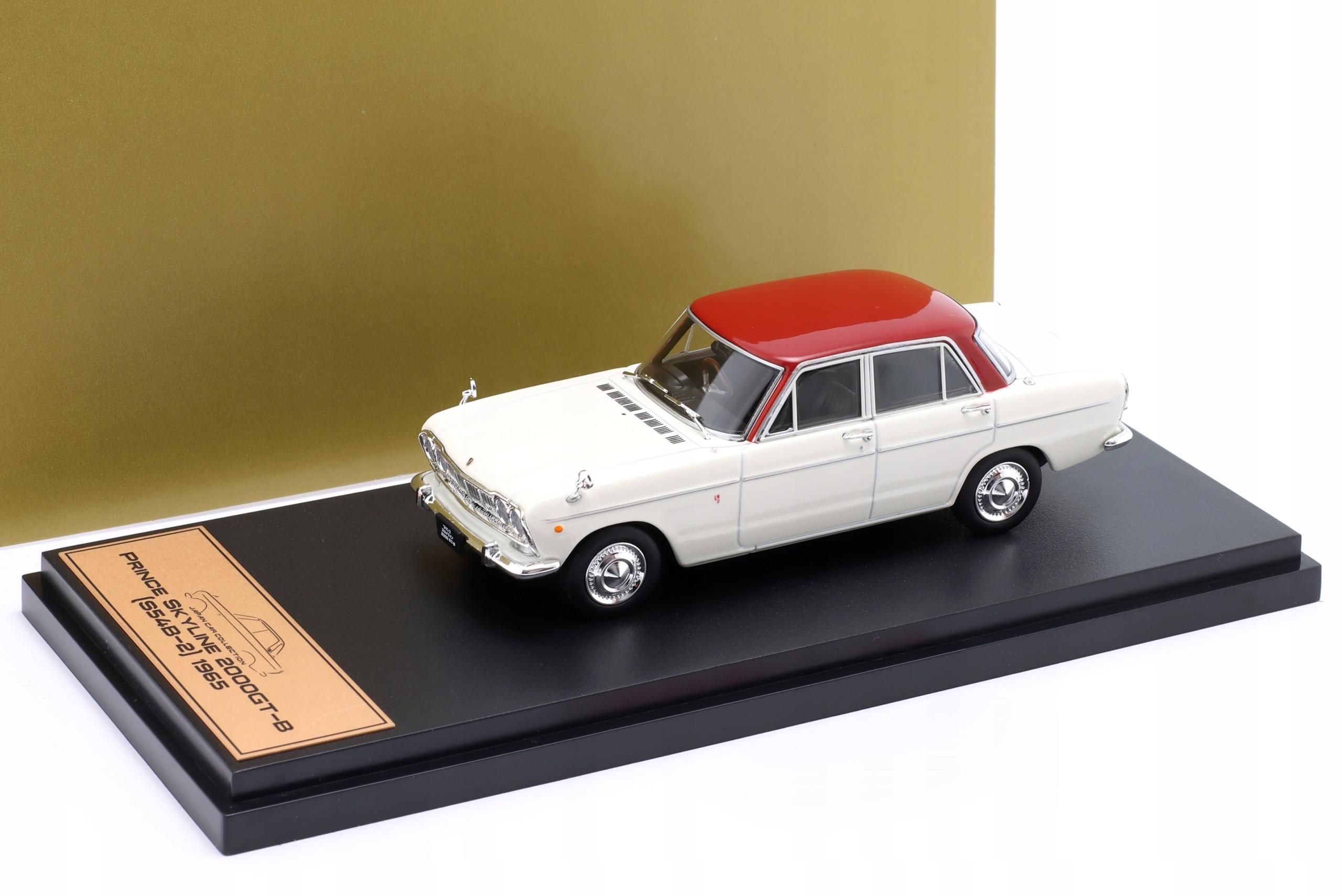 Hachette Nissan Prince Skyline 2000Gt B 1965 White Red 1:43