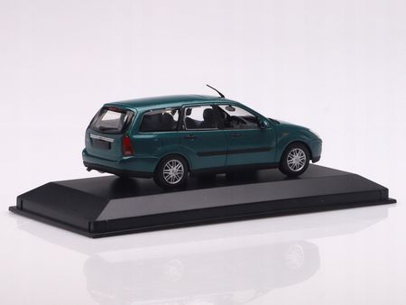 Minichamps 1:43 Ford Focus (MK1) 2-türig Baujahr 1998 blau metallic