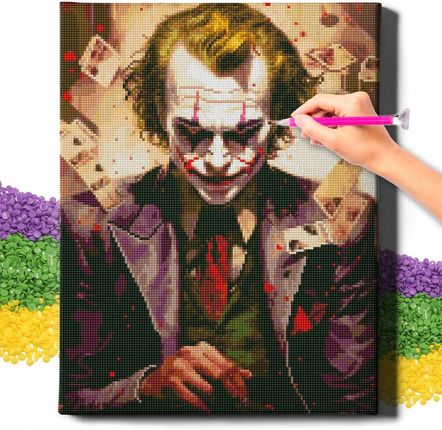 Oh Art! Diamond Painting 5D Z Ramą Haft Diamentowy Duży Joker Mozaika 40X50cm 1638208337