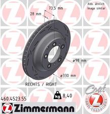 Zimmermann Tarcza Hamulc. Porsche Cayenne 17- Pt 460.4523.55