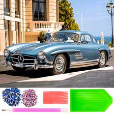 Zdjęcie Norimpex Haft Diamentowy Mercedes Benz 300Sl Obraz Auto Diamond Paiting Wyklejanka 1640282930 - Środa Wielkopolska