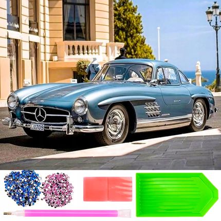 Norimpex Haft Diamentowy Mercedes Benz 300Sl Obraz Auto Diamond Paiting Wyklejanka 1640282930