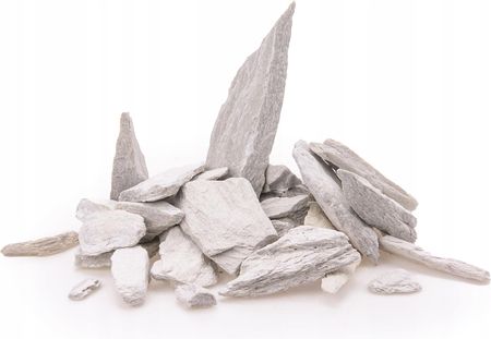 Kamień Do Akwarium Łupek Biały Grys 1-10cm 3Kg