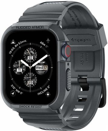 Spigen Rugged Armor ”Pro” Apple Watch 4 / 5 6 7 8 9 Se (44 45 mm) Dark Grey