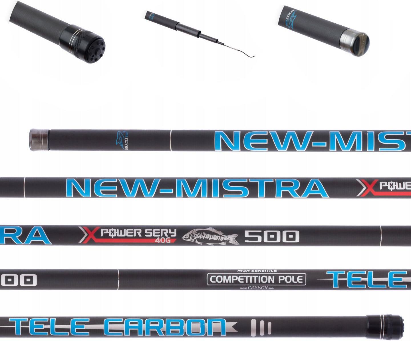 Miracle Fish Wędka Bat New Mistra Competition Pole 5m 40G 50297 - Ceny ...