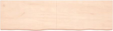 Vidaxl Blat Do Łazienki 180X50X6cm Surowe Lite Drewno - zdjęcie 3