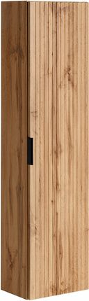 Comad Ryflowane Meble Do Łazienki Adel Oak Z Umywalką 120 I Lustrem Syfon - zdjęcie 2