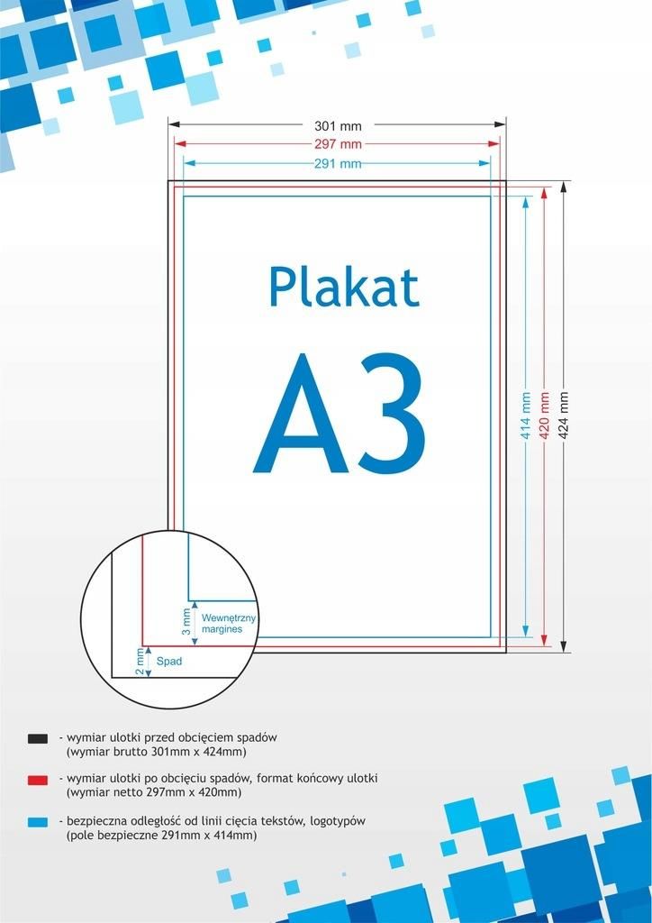 Dkm Plakat A3 135G 100szt. Pełen Kolor Druk W - Opinie i atrakcyjne ...