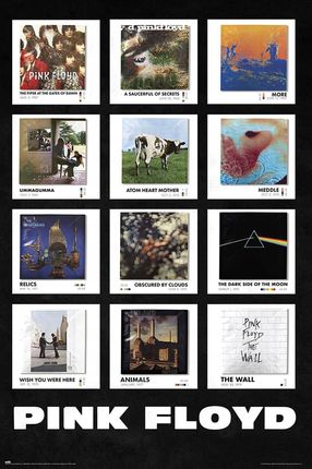 Grupoerik Pink Floyd Plakat Muzyczny Plakaty Na Ścianę 61X91,5cm Okładki Covers