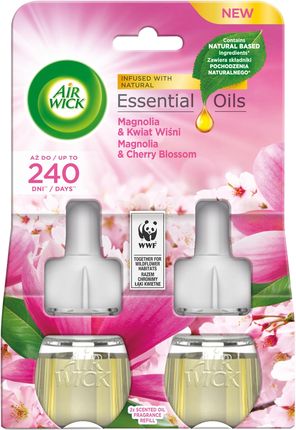 Air Wick Elektryczny Magnolia i Kwiat Wiśni/Magnolia & Cherry Blossom 2x19ml