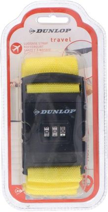 Dunlop Uniwersalny Pas Zabezpieczający Do Walizki Spinający Na Szyfr 200X5Cm Żółty