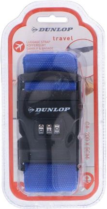 Dunlop Uniwersalny Pas Zabezpieczający Do Walizki Spinający Na Szyfr 200X5Cm Niebieski