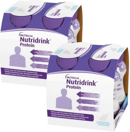 Nutridrink Protein preparat odżywczy smak neutralny 8X125ml