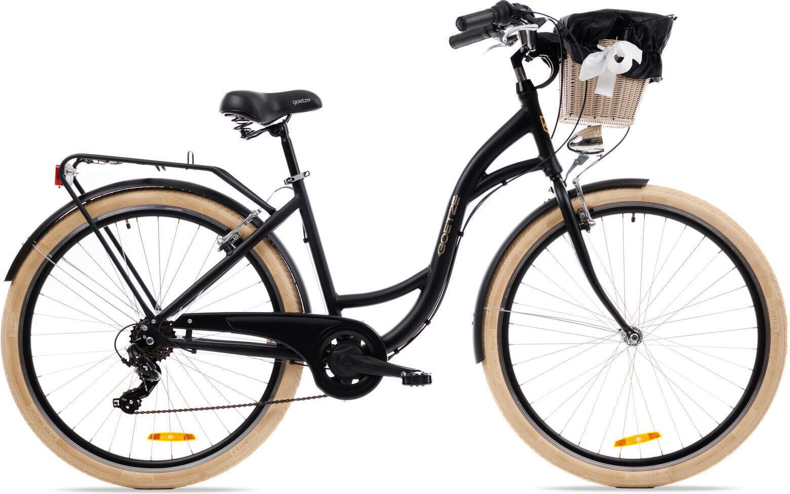Rower miejski GOETZE Mood 28 Alu 7B Shimano kosz , 15 Z KODEM