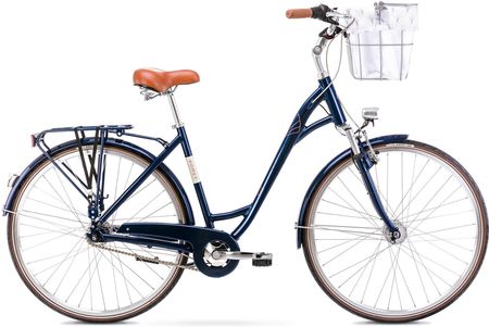 2228547 - M Rower ROMET Art Deco Lux granatowy + koszyk | PRODUKT DOSTĘPNY TYLKO ONLINE !!!