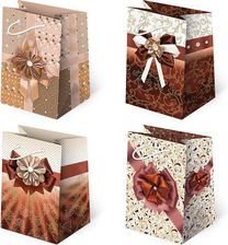 Zdjęcie Torebki Ozdobne T5-99 Kokardy Brązowe 10Szt. - Świdnica