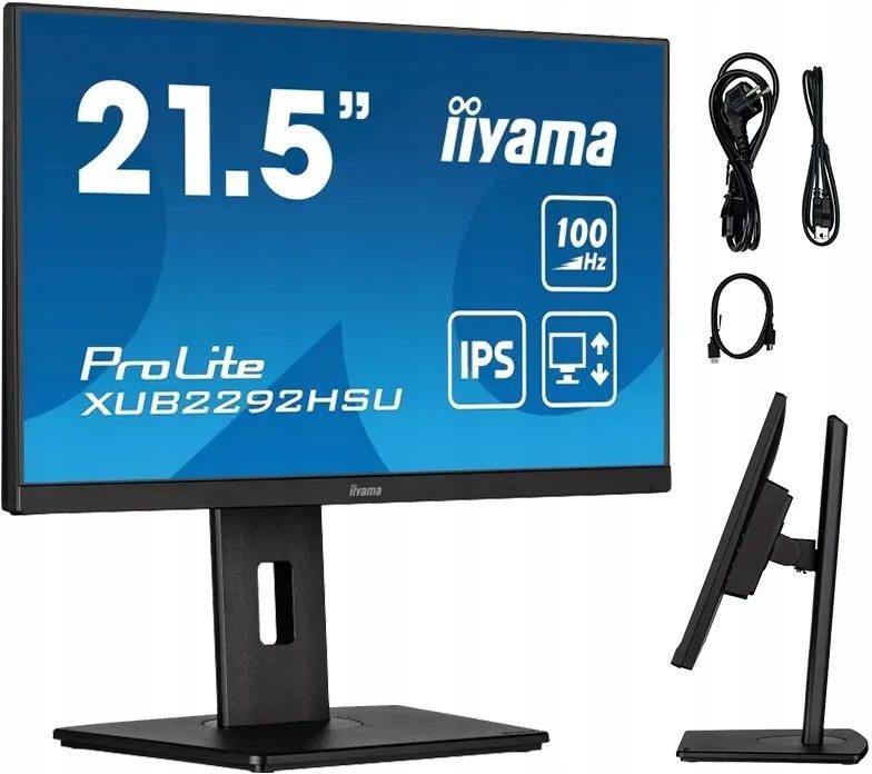 Iiyama モニター 21.5インチ ProLite XUB2293HS Monitor Iiyama 21,5 XUB2292HSU-B6 - Opinie i ceny na Ceneo.pl