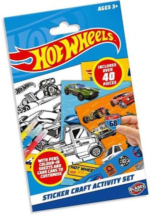 Hot-Wheels zestaw kreatywny z naklejkami HW85751