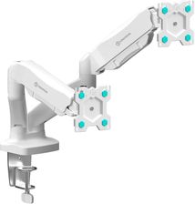 Onkron Uchwyt Biurkowy Na Dwa Monitory Do 8kg G160 Bia�y (G160W)