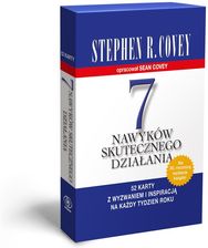 Zdjęcie 7 nawyków skutecznego działania. 52 karty z wyzwaniem i inspiracją na każdy tydzień roku - Koziegłowy