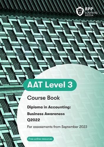 Aat Level 3 Course Book Business Awarene - Aat [KSIĄŻKA] - Literatura ...