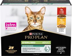 Pro Plan Mokra Karma Dla Kotów Wysterylizowanych Wołowina I Kurczak 10x85g