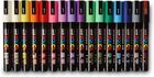 Marker Posca PC-5M zestaw 16 szt z Czarnym w Pudełkach pisaki mazak Orygina