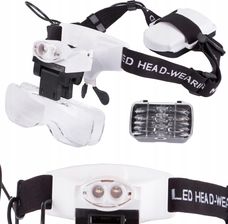 Zdjęcie LUPA OKULARY ZEGARMISTRZOWSKIE NAPRAWA 2 LED 6X - Wrocław