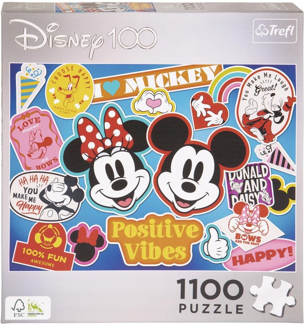 Trefl Puzzle 1100el. Disney 100 Years of Wonder 93359 - Ceny i opinie ...