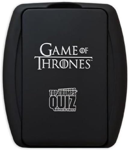 Top Trumps Quiz Game Of Thrones - 500 Questions Sur Les Personnages Et Maisons - 8 Saisons - Dès 18 Ans