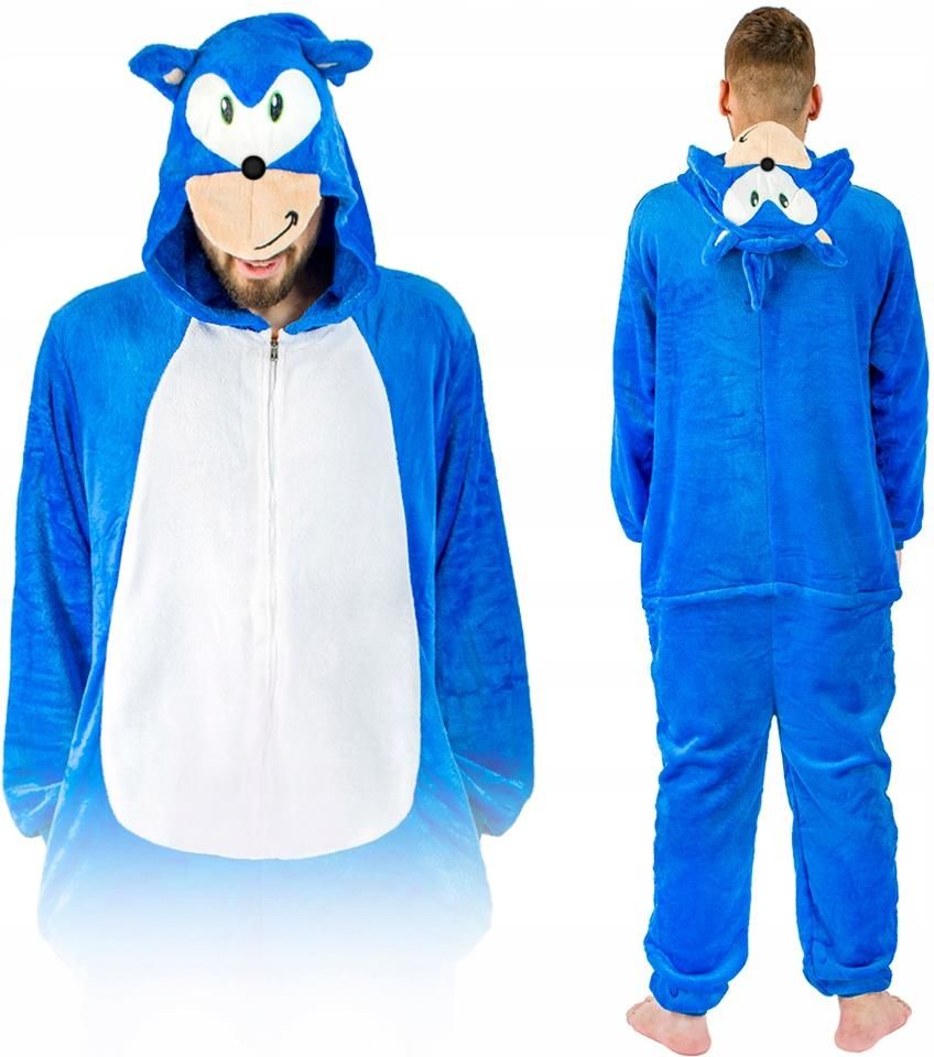 Kostium Pi Ama Kigurumi Onesie Dres Przebranie Sonic Rozmiar S Ceny I