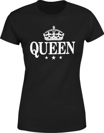 Damska Koszulka Queen Król Królowa Bawełniana XL