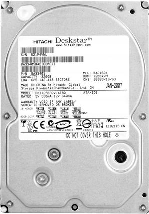 Hitachi Deskstar T7K500 320GB ATA133 (HDT725032VLAT80)