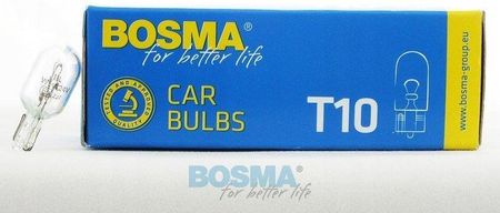 Bosma Zar.24V 5W T10 W5W Caloszklana 0843/Led 1Szt