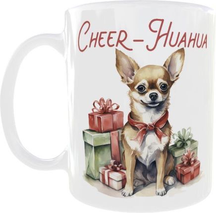 Kubkipl Kubek Świąteczny Dla Psiarzy Psy V2 Chihuahua 300ml