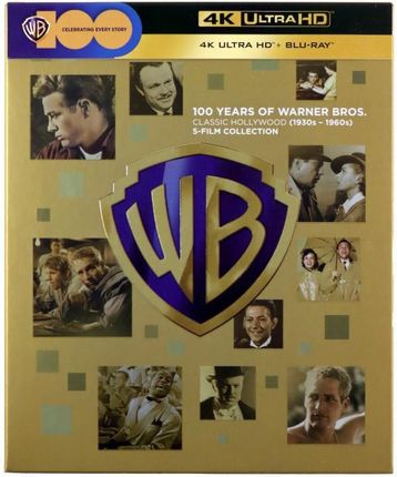 100 Years of Warner Bros: Classic Hollywood: Casablanca / Deszczowa piosenka / Citizen Kane / Cool Hand Luke / Rebel Without a Cause (BOX) (5xBlu-Ray