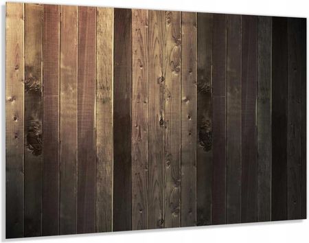 Panel Szklany Hartowany 90X70 Drewniane Deski