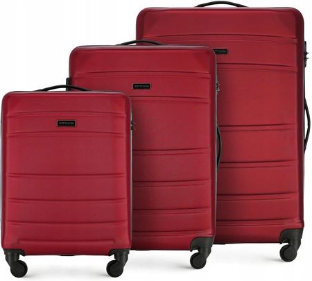 Wittchen Zestaw walizek z ABS-u żłobionych