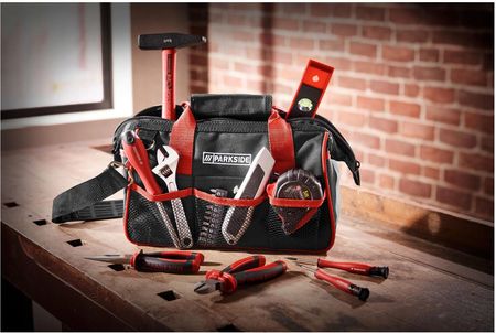 Parkside Torba Z Narzędziami Zestaw Narzędzi 23 Elementy 30x16 18cm - zdjęcie 3