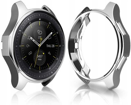 Samsung Srebrne Silikonowe Galaxy Watch 42Mm