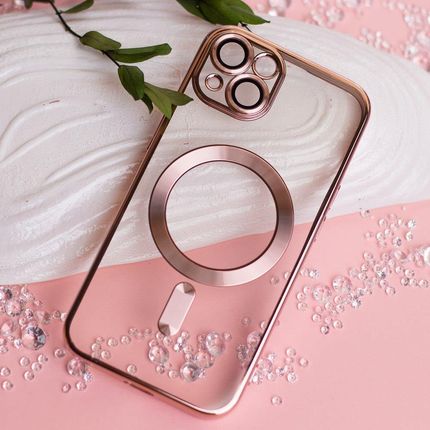 Forever Nakładka Color Chrome Mag Do Iphone 15 Pro 6 1+Quot Różowo Złota - zdjęcie 2