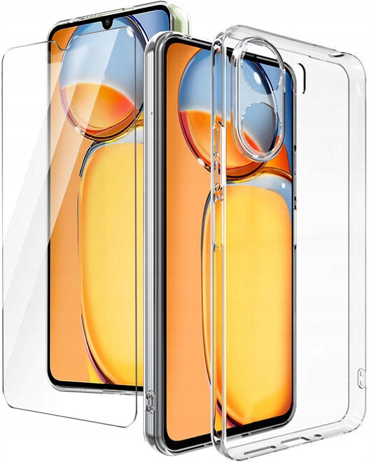 Case Etui Do Xiaomi Redmi 13c Poco C65 Slim Silicone Clear Szkło Szybka Etui Na Telefon Ceny 0478