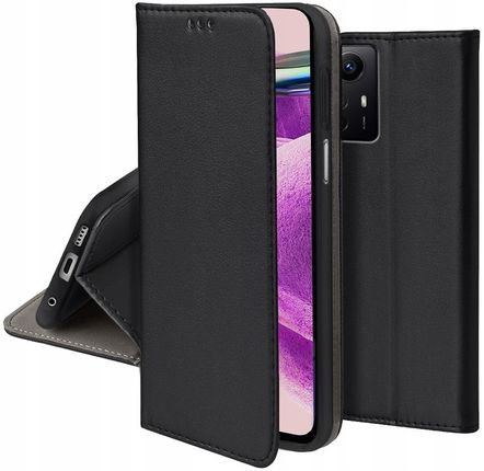 Case Etui Skórzane Do Xiaomi Redmi Note 12S Magnetyczne Book Szkło Szybka
