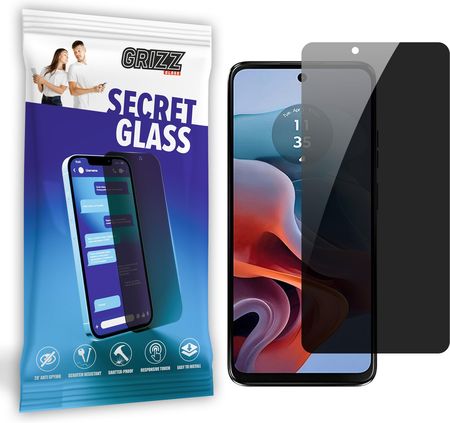 Grizzglass Sekretne Szkło Hybrydowe Do Motorola Moto G34 Prywatyzujące Grizz Secretglass