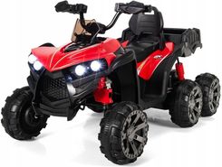 Costway Pojazd Elektryczny Atv Dla Dzieci Czerwony