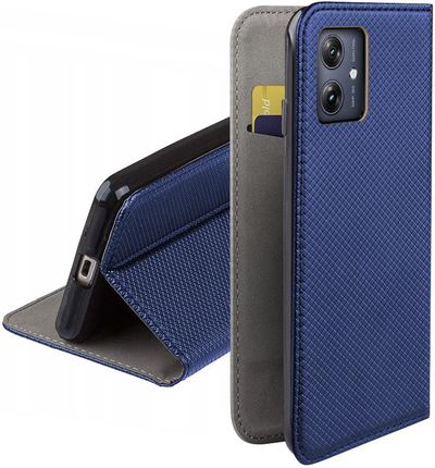 Martech Etui Z Klapką Do Motorola Moto G54 5G Niebieski Obudowa Case Pokrowiec