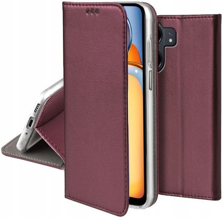 Case Etui Skórzane Do Xiaomi Redmi 13C Poco C65 Magnetyczne Book+ Szkło Szybka