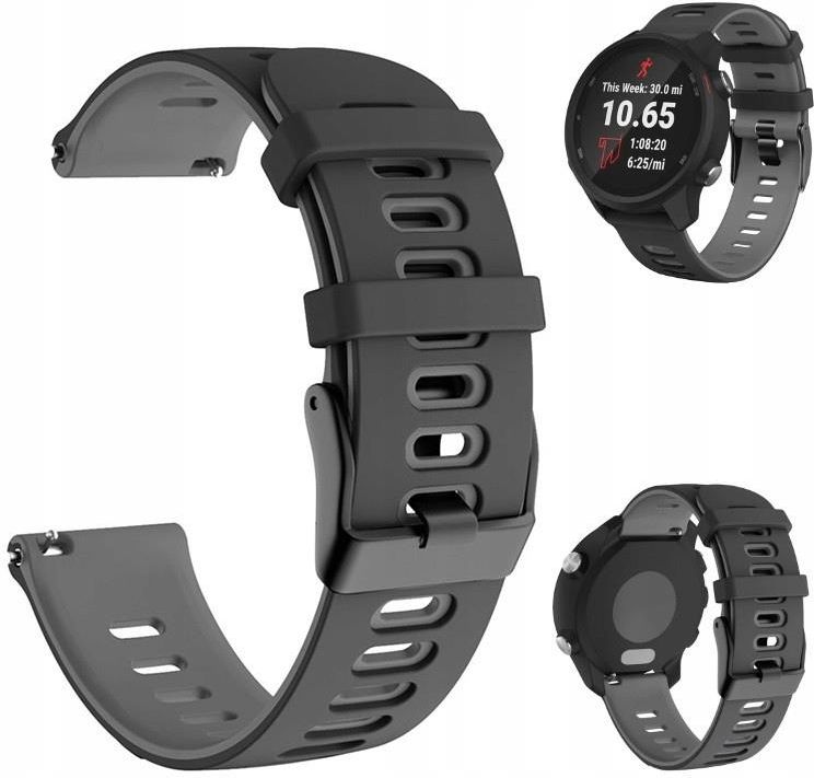 Cinturino In Silicone 22mm Per Ticwatch Pro 3 / Ultra / GTX / E2 / S2 E Coros Pace 3 / Pro / Apex 2 Pro / Apex - Ricambio Sportivo - 5