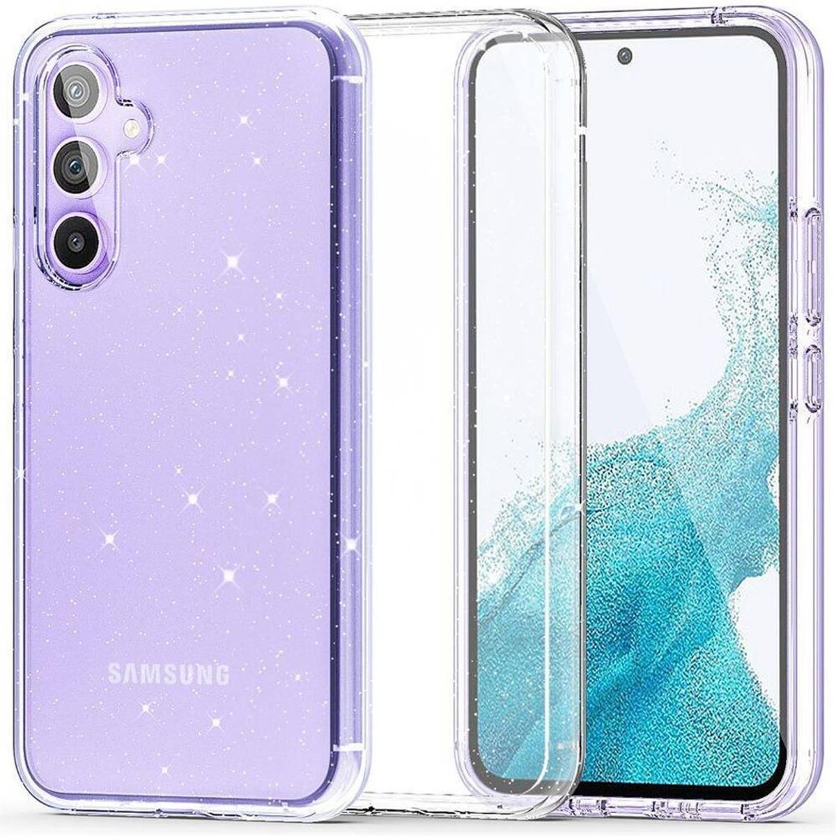 Tech Protect Flexair Hybrid Galaxy S23 Fe Glitter Etui Na Telefon